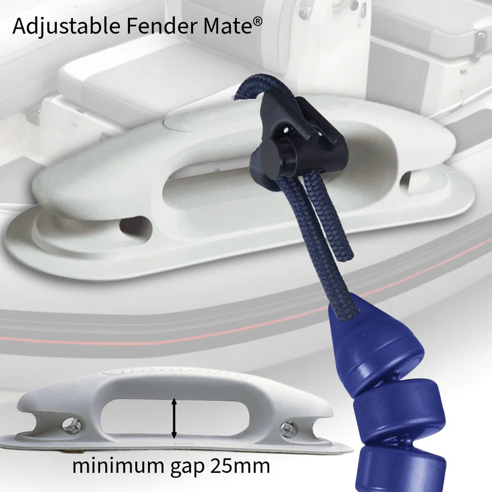 The Adjustable Fender Mate® | Quick Release Boat Fender Hanger (RIB & Yacht Use) (AFM1)