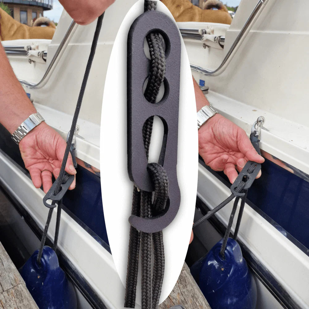 Fender Slider® | Adjustable Boat Fender Height System (8–12mm Ropes) (FMS1)