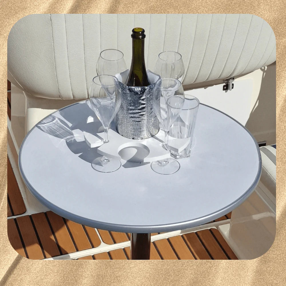 Boat Bar™ | Onboard Drink Holder for Boats (8 Drinks + Bottle System) (BB1)