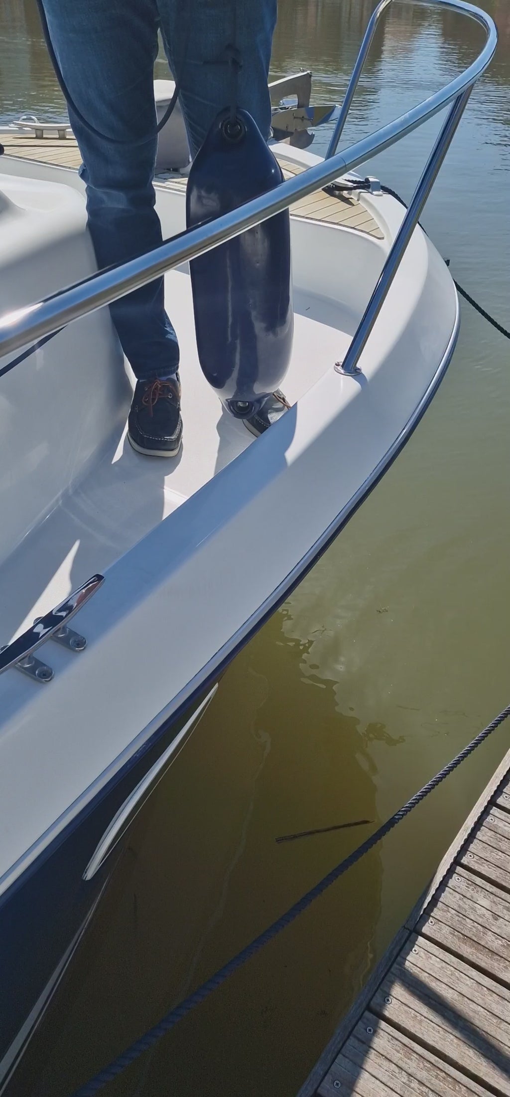 The Adjustable Fender Mate® | Quick Release Boat Fender Hanger (RIB & Yacht Use) (AFM1)