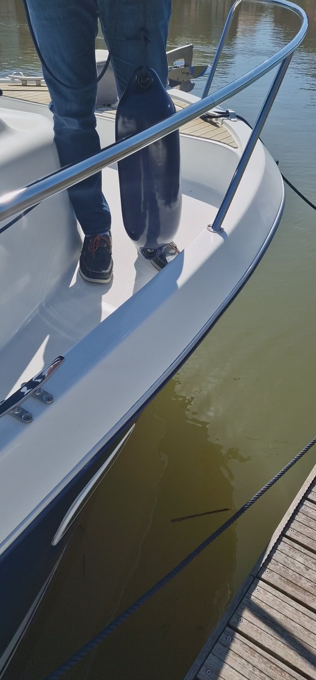 The Adjustable Fender Mate® | Quick Release Boat Fender Hanger (RIB & Yacht Use) (AFM1)